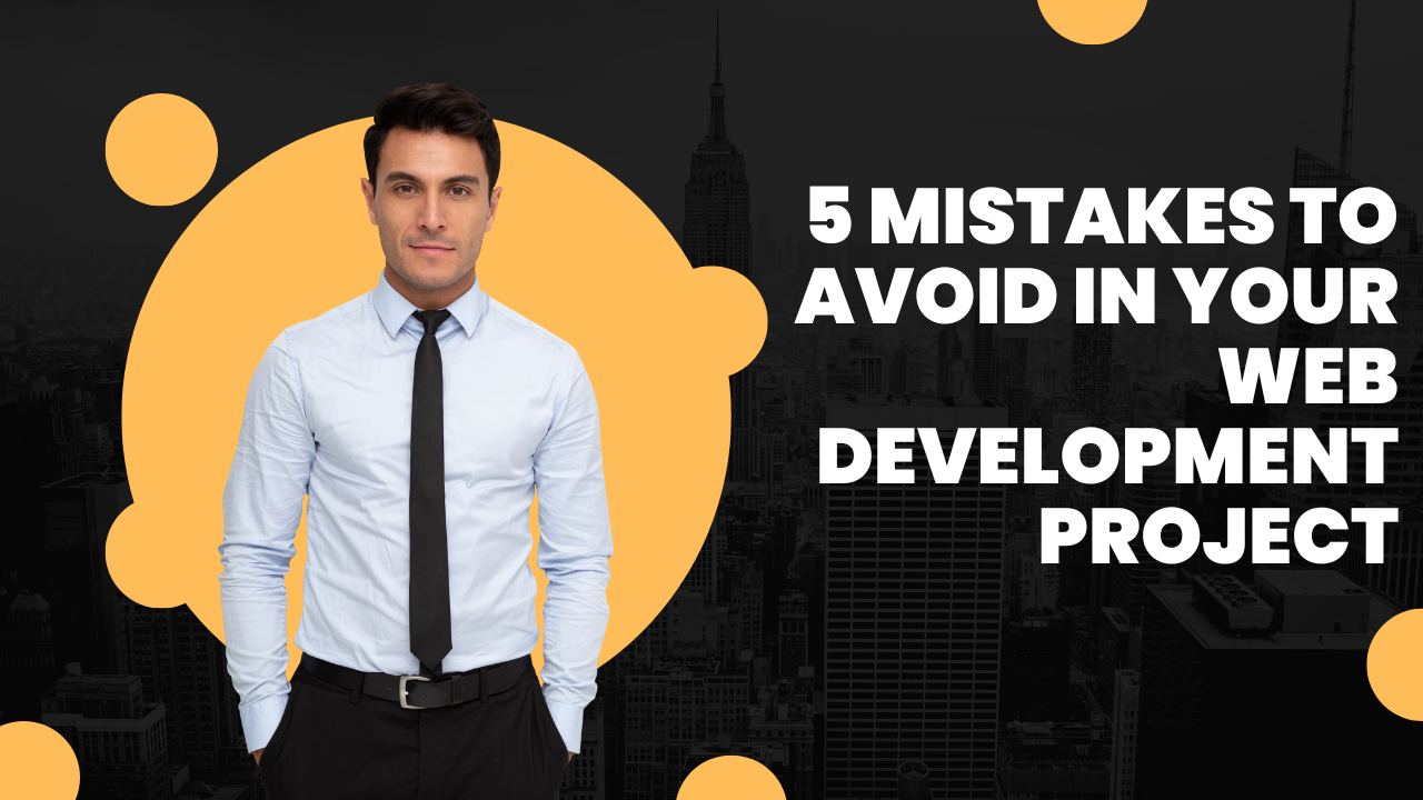 mistakes in web development